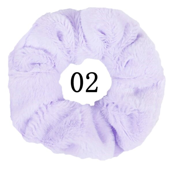 chouchou élastique en fourrure pour femmes et filles, 6/1 pièces, chouchous, porte-queue de cheval