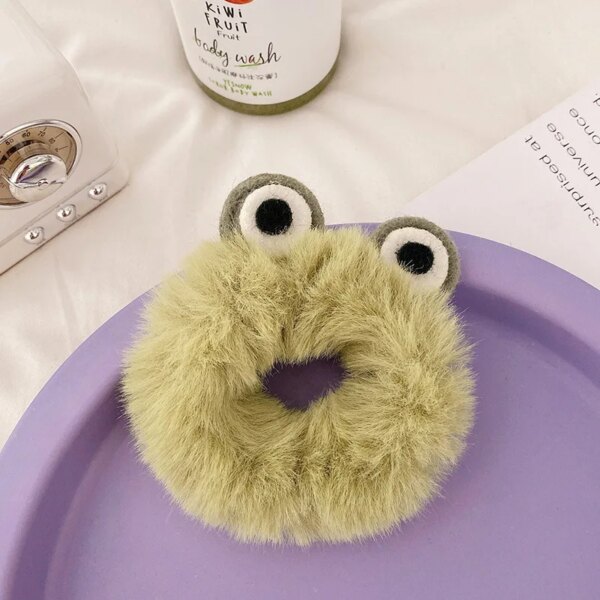 29605-553e33.jpg chouchou elastique en fausse fourrure pour femmes et filles, ULà cheveux mignonne