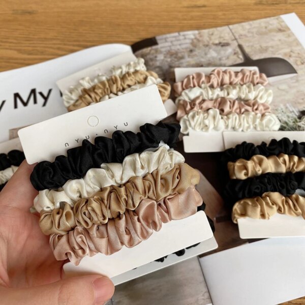 29777-8dfe25.jpg chouchou pour cheveux soyeux pour femmes, bandes de cheveux élastiques, bandes de cheveux en caoutchouc