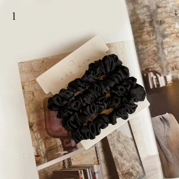 chouchou pour cheveux soyeux pour femmes, bandes de cheveux élastiques, bandes de cheveux en caoutchouc