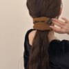 Chouchou élastique en laine pour femmes et filles, accessoires pour cheveux, ULà cheveux, coiffure