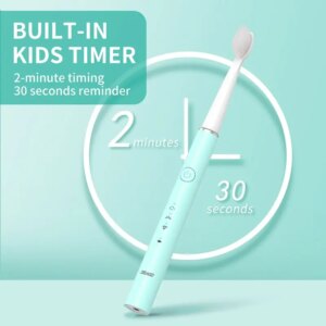 brosse a dent electrique enfant  Rechargeable 3 couleurs