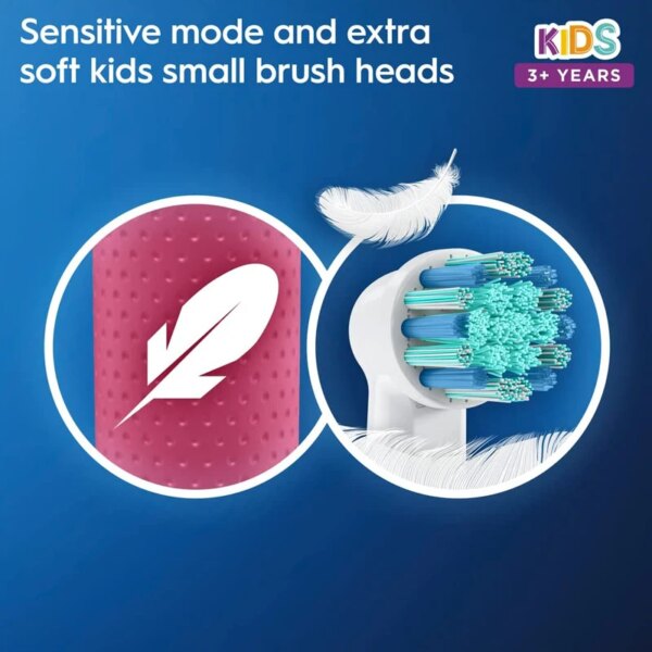 brosse a dent electrique enfant  - Oral-b rechargeable pour enfants, étanche