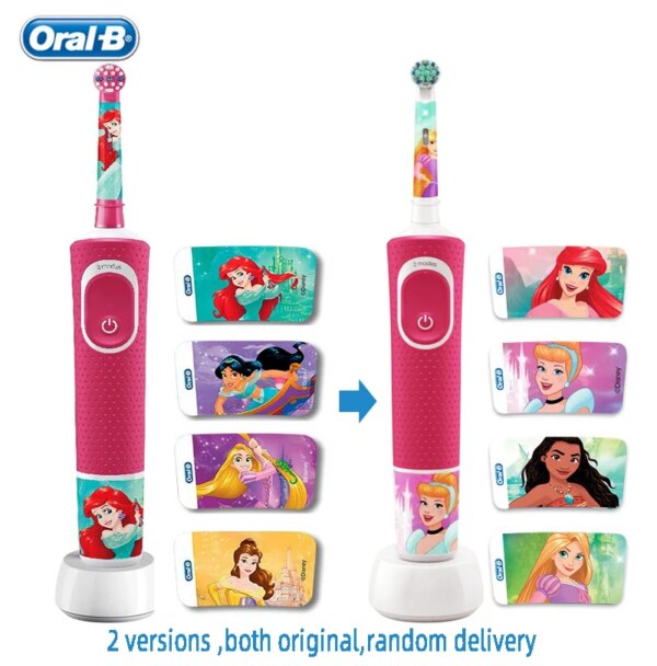 brosse a dent electrique enfant  - Oral-b rechargeable pour enfants, étanche