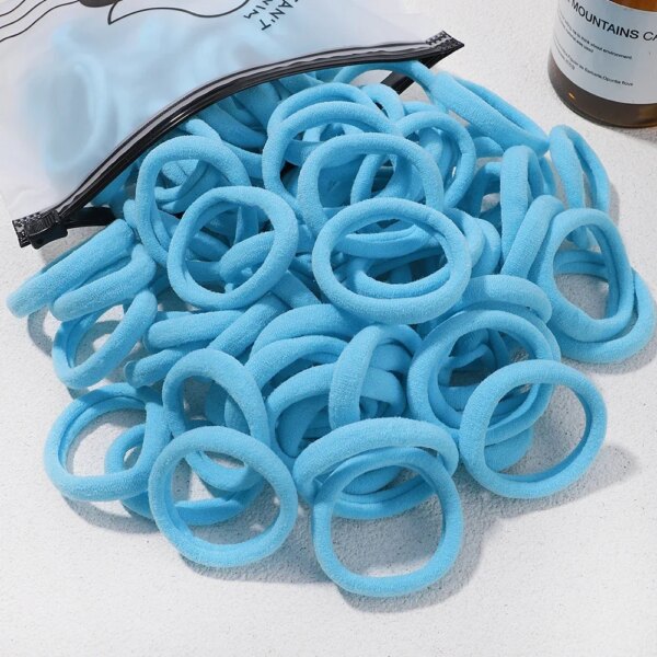 chouchou cheveux Artificiel astiques à cheveux de couleurs mélangées pour femmes et filles