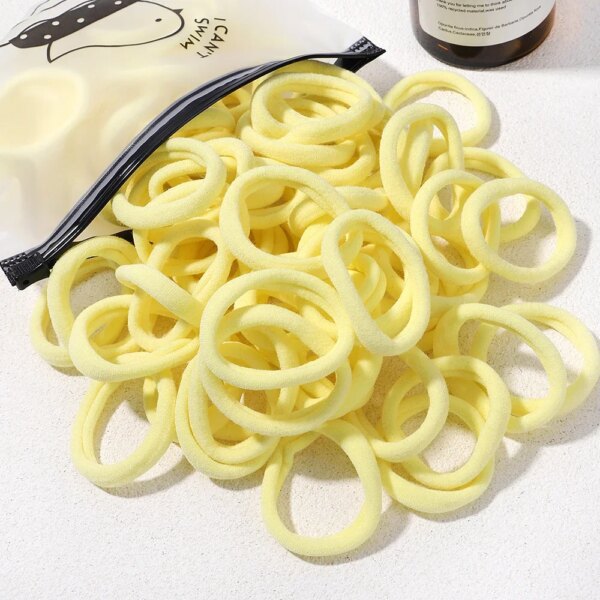 chouchou cheveux Artificiel astiques à cheveux de couleurs mélangées pour femmes et filles