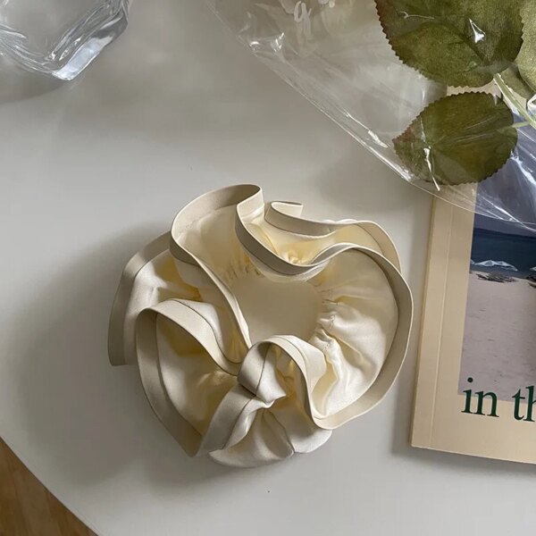 Chouchou en satin de style coréen pour femmes et filles, accessoires pour cheveux