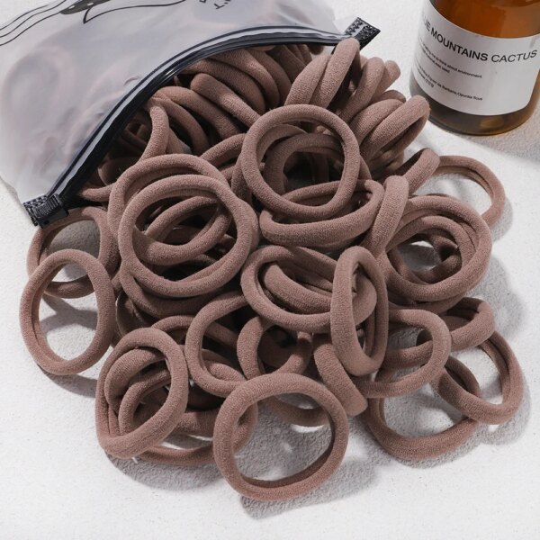 chouchou cheveux Artificiel astiques à cheveux de couleurs mélangées pour femmes et filles