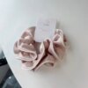 Chouchous en satin style coréen – accessoires cheveux élastiques