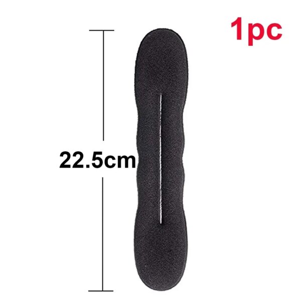 Outil de coiffure en éponge avec boucle en plastique, chouchou pour cheveux bouclés, bande de sauna