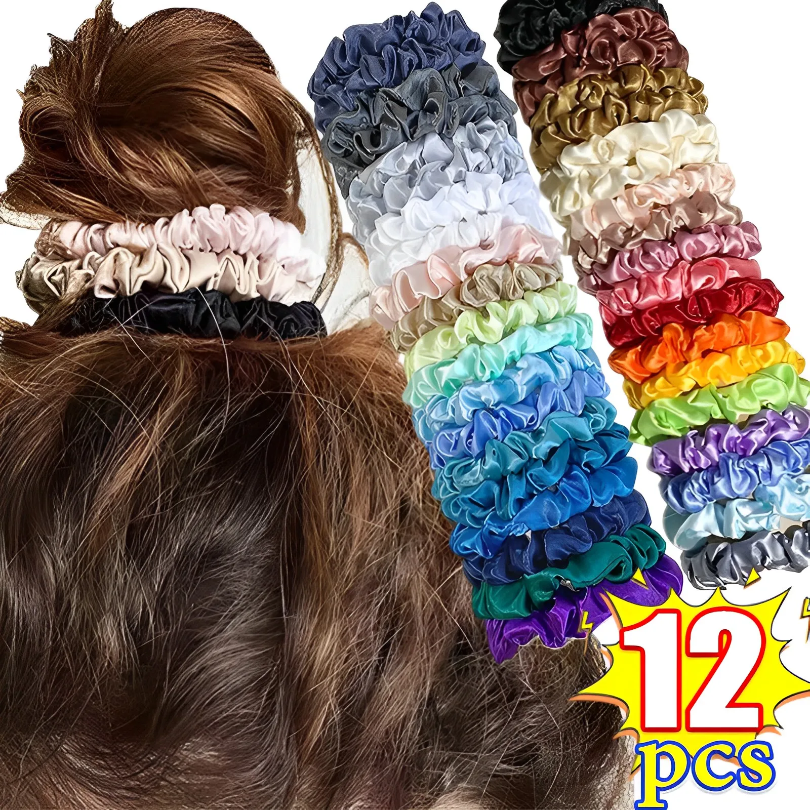 Ensemble de Chouchous Colorés – Lot 10/20 Pièces Élégants & Polyvalents