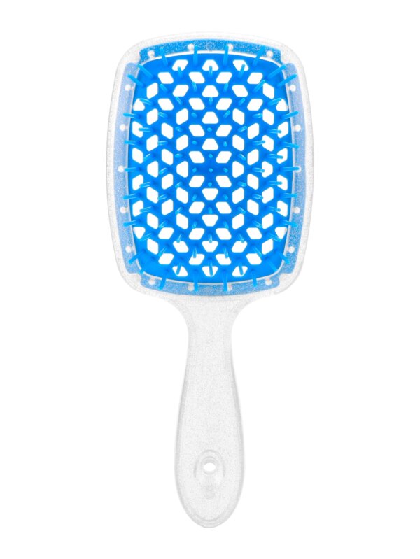 Peigne à coussin d'air avec LED plus riche, brosse à cheveux, massage antistatique, support évidé