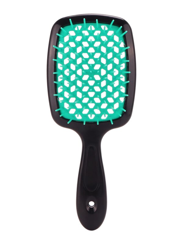 Peigne à coussin d'air à LED plus riche, brosse à cheveux, massage antistatique, support évidé