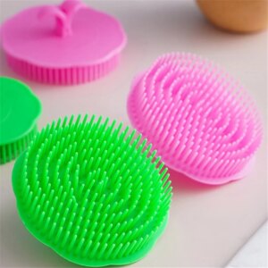 Peigne de Lavage des Cheveux en Silicone, Énergie du Cuir oral elu, Shampoing, Lavage du Corps