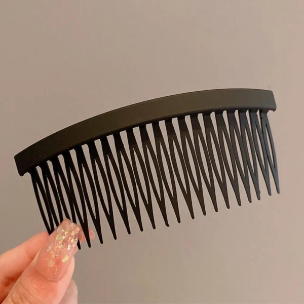 Peigne de torsion de cheveux latéral en plastique pour femmes, pinces à cheveux françaises