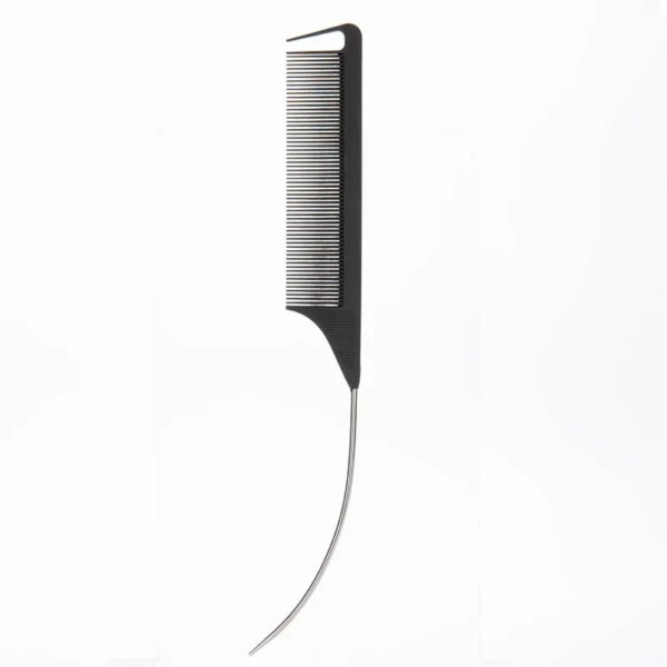Peigne à queue pointue antistatique professionnel, brosse de embaupour cheveux