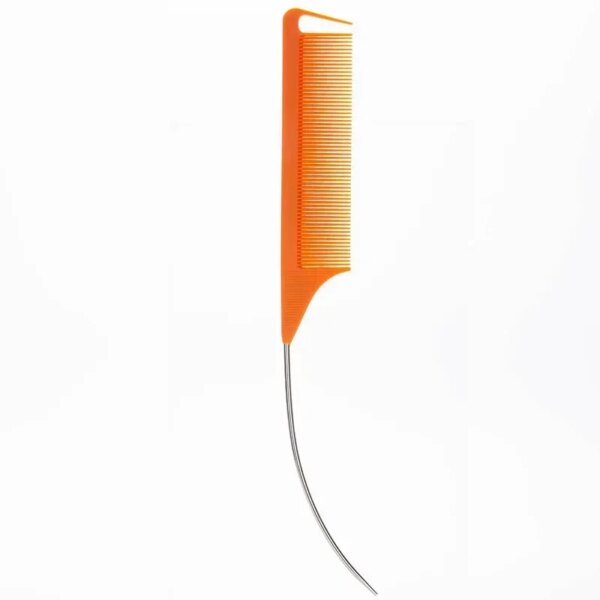 Peigne à queue pointue antistatique professionnel, brosse de embaupour cheveux