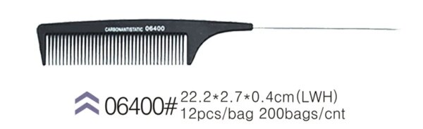 Peigne à queue de rat Peigne à queue en plastique antistatique et résistant à la chaleur