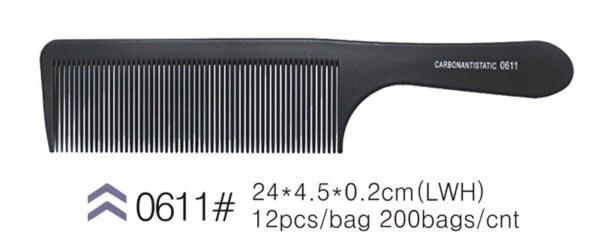 30908-6f50a7.jpg Peigne à queue de rat Peigne à queue en plastique antistatique et résistant à la chaleur