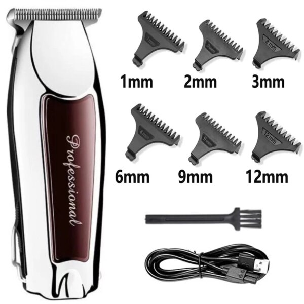 Tondeuse à Cheveux Électrique Sans Fil pour Hommes – Tondeuse Barbier