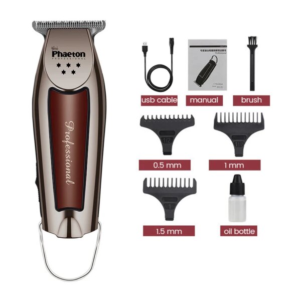 Tondeuse électrique professionnelle pour salon de coiffure – Rasoir rechargeable