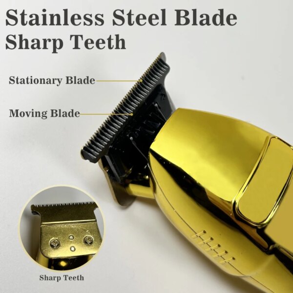 Tondeuse à cheveux aste sans fil professionnelle pour hommes, coupe de cheveux, machine injuste, tondeuse à barbe, barbier