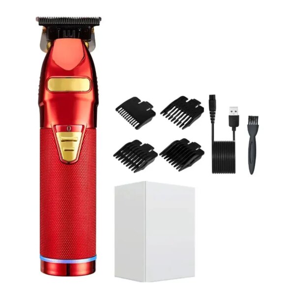 Tondeuse à cheveux aste sans fil professionnelle pour hommes, coupe de cheveux, machine injuste, tondeuse à barbe, barbier