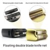 31520-c04dd1.jpg Tondeuse à barbe électrique professionnelle pour hommes, rasoir à double feuille