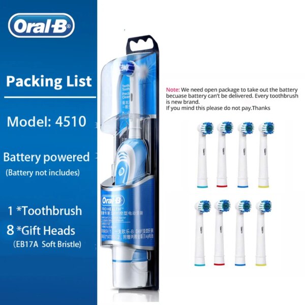 brosse a dent electrique - Oral B – à Rotation pour Soins Buccaux