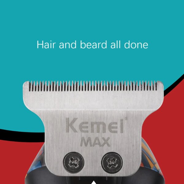 Kemei Tondeuse à cheveux pour hommes tondeuse à barbe professionnelle rasoir électrique