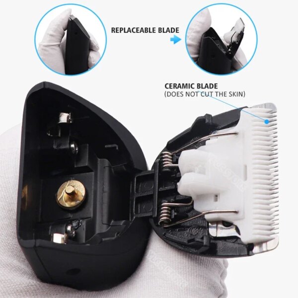Tondeuse à cheveux professionnelle, rasoir électrique pour adultes, pour le corps