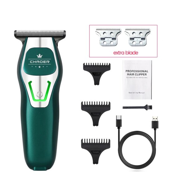 Tondeuse à cheveux et barbe professionnelle puissante pour hommes