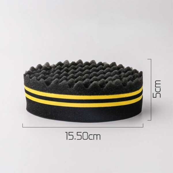 Eponge cheveux afro vague, tresses de cheveux, dreads, serrures torsadées, outil de brosse à boucles, 1PC