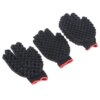 Gants en éponge torsadée pour hommes, salon de coiffure, fourchette de coiffure africaine