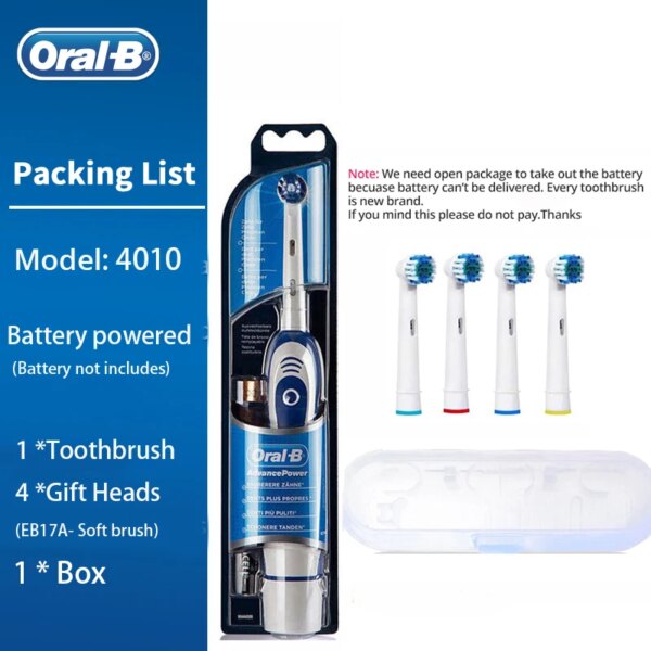 brosse a dent electrique - Oral B – à Rotation pour Soins Buccaux