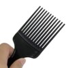 Brosse à dents larges, peigne, fourchette, brosse à cheveux, peigne en plastique pour cheveux bouclés Afro