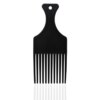 Brosse à dents larges, peigne, fourchette, brosse à cheveux, peigne en plastique pour cheveux bouclés Afro