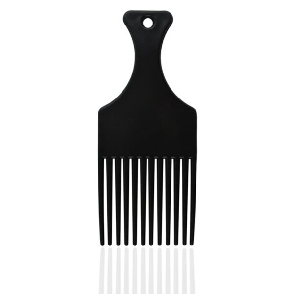 Brosse à dents larges, peigne, fourchette, brosse à cheveux, peigne en plastique pour cheveux bouclés Afro