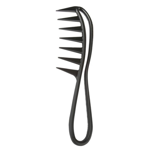 Brosse à dents larges, peigne, fourchette, brosse à cheveux, peigne en plastique pour cheveux bouclés Afro