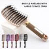 31854-bd31e3.jpg Peigne de Massage du cuir chevelu, brosse à cheveux en Nylon, humide, bouclée, démêlante
