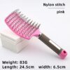 31859-bfa5ad.jpg Peigne de Massage du cuir chevelu, brosse à cheveux en Nylon, humide, bouclée, démêlante