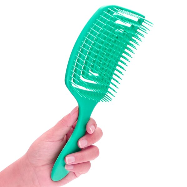 Brosse démêlante pour cheveux bouclés, peigne de Massage du cuir chevelu pour femmes