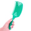 Brosse démêlante pour cheveux bouclés, peigne de Massage du cuir chevelu pour femmes