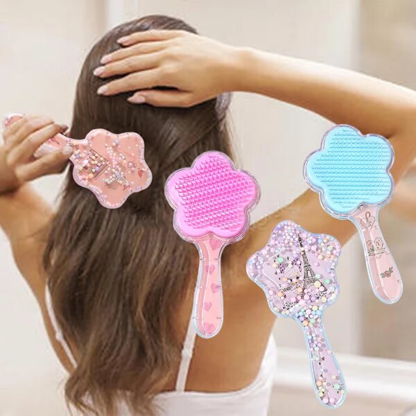 Peigne à cheveux dessin animé mignon, peigne à bagages aériens, brosses à cheveux pour Salon de coiffure