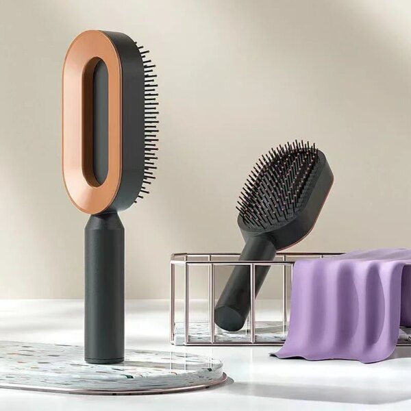 Brosse à Cheveux pour Femme, Peigne de Énergie du Cuir oral elu