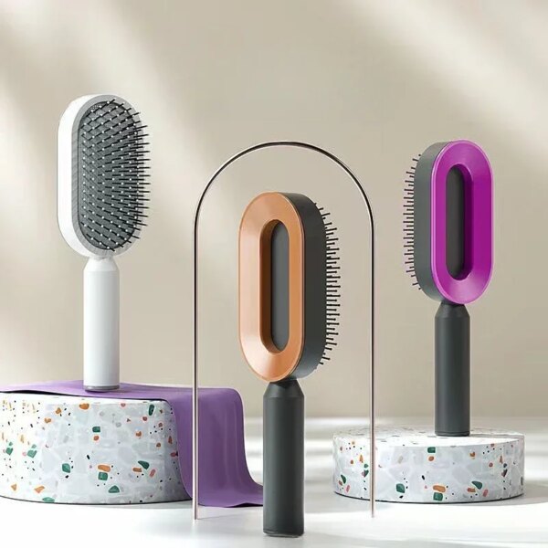 Brosse à Cheveux pour Femme, Peigne de Énergie du Cuir oral elu