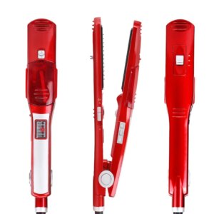 Lisseur à Vapeur Professionnel Portable, Appareil à Lisser les Cheveux