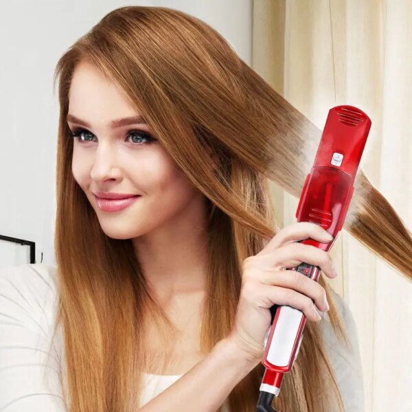 Lisseur à Vapeur Professionnel Portable, Appareil à Lisser les Cheveux