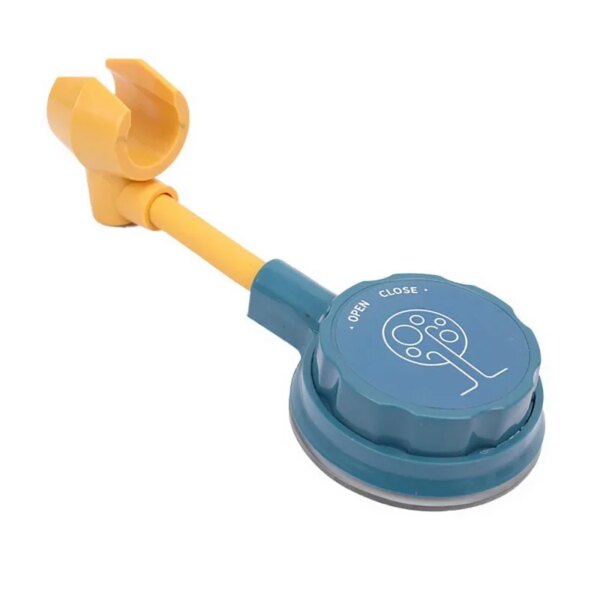 Support de Pommeau de Douche à Ventouse Réglable 360° – Installation Sans Perçage