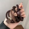 chouchou cheveux — Chouchous Colorés avec Perles Cœur